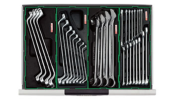 Tủ đồ nghề 3 ngăn 136 chi tiết Toptul GX-13603(W/3)