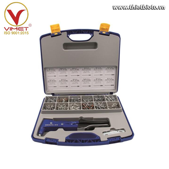 Hộp dụng cụ kìm tán đinh rive Gesipa 1435457 NIETBOX
