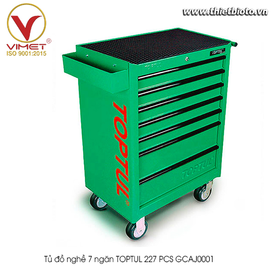 Tủ đồ nghề 7 ngăn Toptul 227 PCS TOPTUL GCAJ0001