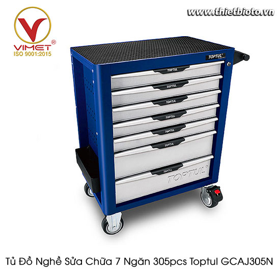 Tủ đồ nghề sửa chữa 7 ngăn 305pcs Toptul GCAJ305N