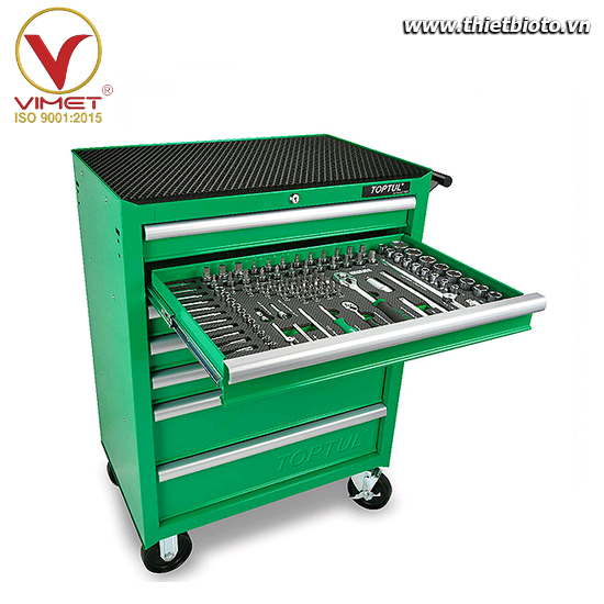 Tủ đồ nghề 7 ngăn 208 chi tiết Toptul GE-20820