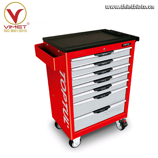 Xe đẩy thiết bị dụng cụ 214 chi tiết TOPTUL GE-21404