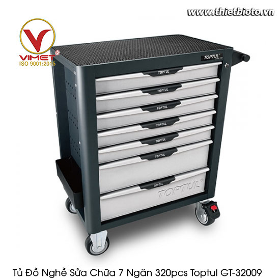 Tủ đồ nghề sửa chữa 7 ngăn 320pcs Toptul GT-32009